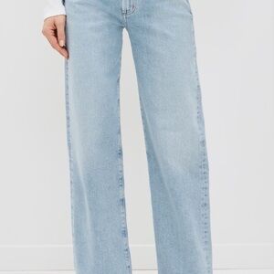 Agolde Harper Jeans Mid Rise Relaxed Straight in Beam
